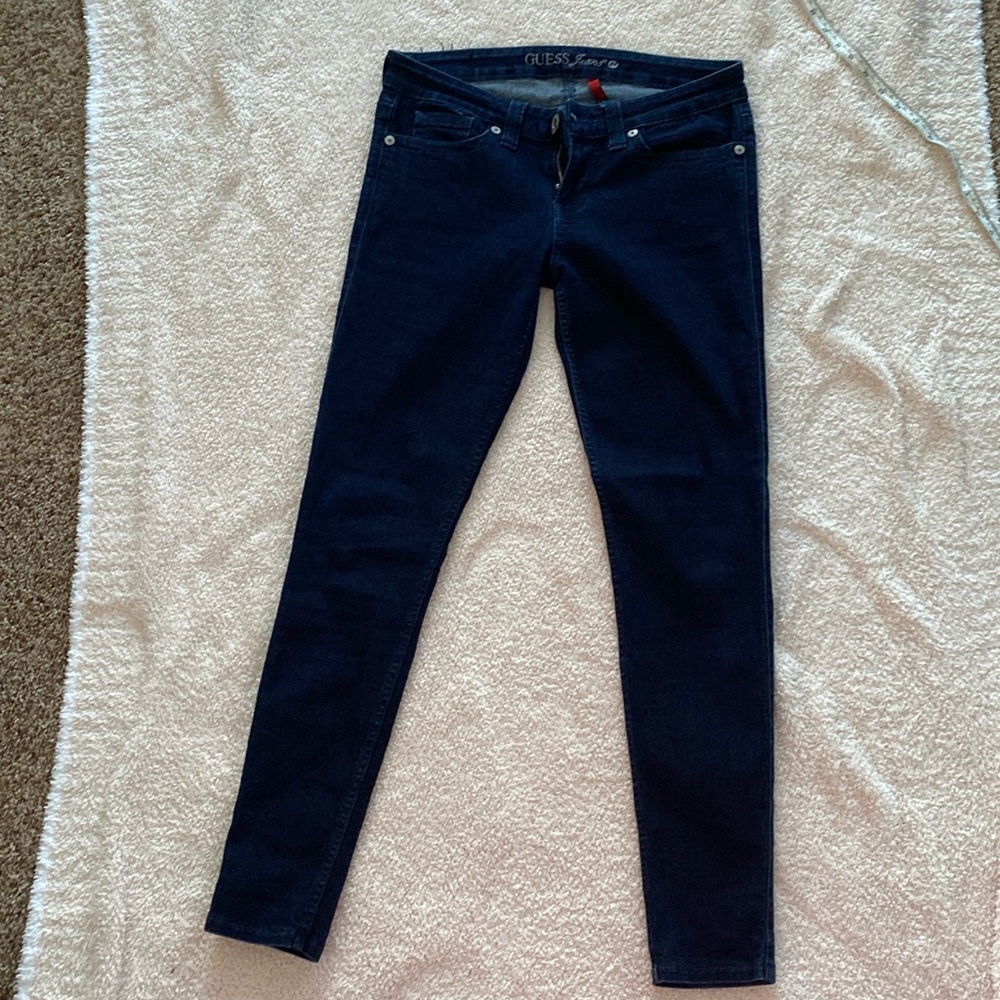 Vintage Guess jeans power skinny dark blue
